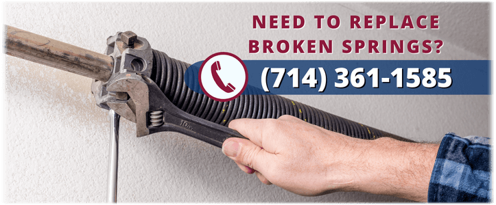 Broken Garage Door Spring Repair Tustin, CA